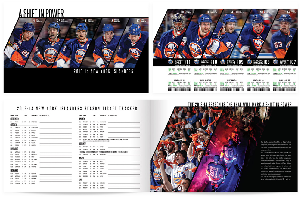 New York Islanders 201314 Ticket Book Douglas Bouchelle Portfolio